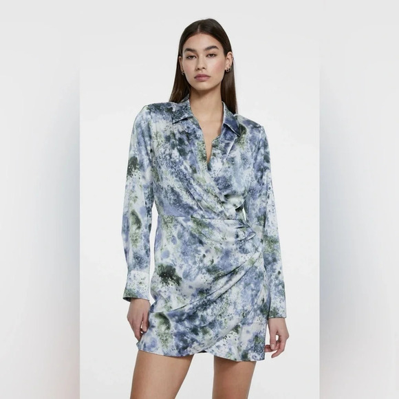 Women’s European multicolor mini dress - Picture 2 of 2